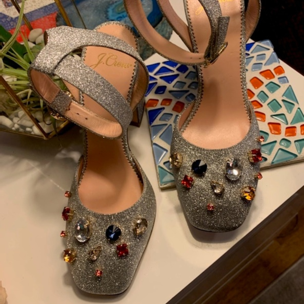 J Crew Women's Harlow Ankle Strap Pumps